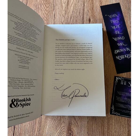 Bookish And Spice The Stars Are Dying By Chloe Penaranda Special Edition - Picture 4 of 11